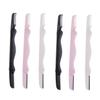 MAGICLULU 6pcs Portable Eyebrow Trimmer Set Dual-sided Razor Kit for Eyebrow Shaping and Facial Hair Removal Design for Women Includes Pink White and view 1