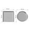 Baluue Empty Eyeshadow Tins Rectangle Metal Makeup Pans for Diy Eye Palette Lightweight Portable view 2