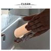 Baluue Nail Scrub Brush Handle Gentle Bristle Cleaner for Fingernails and Toes Portable Nail Brush for Cleaning and Pedicure Routine view 3