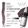 Nuva Colors Permanent Eyeliner Pigment, Customizable, Cool Undertone for Microblading, Lash Line, Winged Eyeliner, Stardust or Smokey, Long-Lasting, Vegan, Made in USA (Warm Brown) view 2