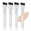 4pcs Super Thin Blade Makeup Brush, Soft Flat Makeup Brushes, Brush for Liquid Makeup Concealer Brush DIY Mask Brush, Quickly Makeup view 1