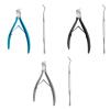 atcdfuw Professional Toenail For Thick Ingrown Nails Wide Opening Non-Slip Long Handle Toenail Cutter Trimmers Long Handle Toenail, Black view 2