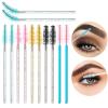 500PCS Disposable Eyelash Brushes - Upgraded Mascara Wands & Makeup Applicators Kit for Eyelash Extensions Makeup and Eyebrow Grooming view 2