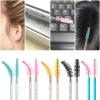 500PCS Disposable Eyelash Brushes - Upgraded Mascara Wands & Makeup Applicators Kit for Eyelash Extensions Makeup and Eyebrow Grooming view 3