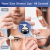 Nose Wax Kit Men & Nose Hair Wax Kit with 100g Nose Wax Beads,20 Sticks, Fast Heat, Smart Constant Temp, Portable Nose Hair Wax KitMulti-Purpose for Eyebrows/Lips (Black-USB) view 2