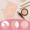 Puomue Makeup Remover Cloth 12 Pack, Ultra Soft and Reusable Microfiber Makeup Remover Towels for All Skin Types, Perfect Face Towels for Women, 6 Inch X 6 Inch, Pink view 3