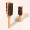 2pcs Bristle Double-sided Brush Mens Beard Brush Beard Brush for Men Brush Grubber Men Hair Brush Boar Bristle Hair Brush Mens Hair Brush Hair Brush for Thinning Hair Boar Brush view 2