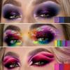Afflano Big Eye Shadow Palette Makeup +Red Eyeshadow Pallet, All In 1 Nude Brown Colorful Eyeshadow Palette High pigmente, Natural Blush Highlighter Contour Face Makeup, Large Makeup Palette 62 Colors view 4