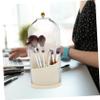 Ciieeo Rotary Makeup Organizer Makeup Brush Holder Desktop Cosmetic Storage Box 2 Sections Space Saver view 4