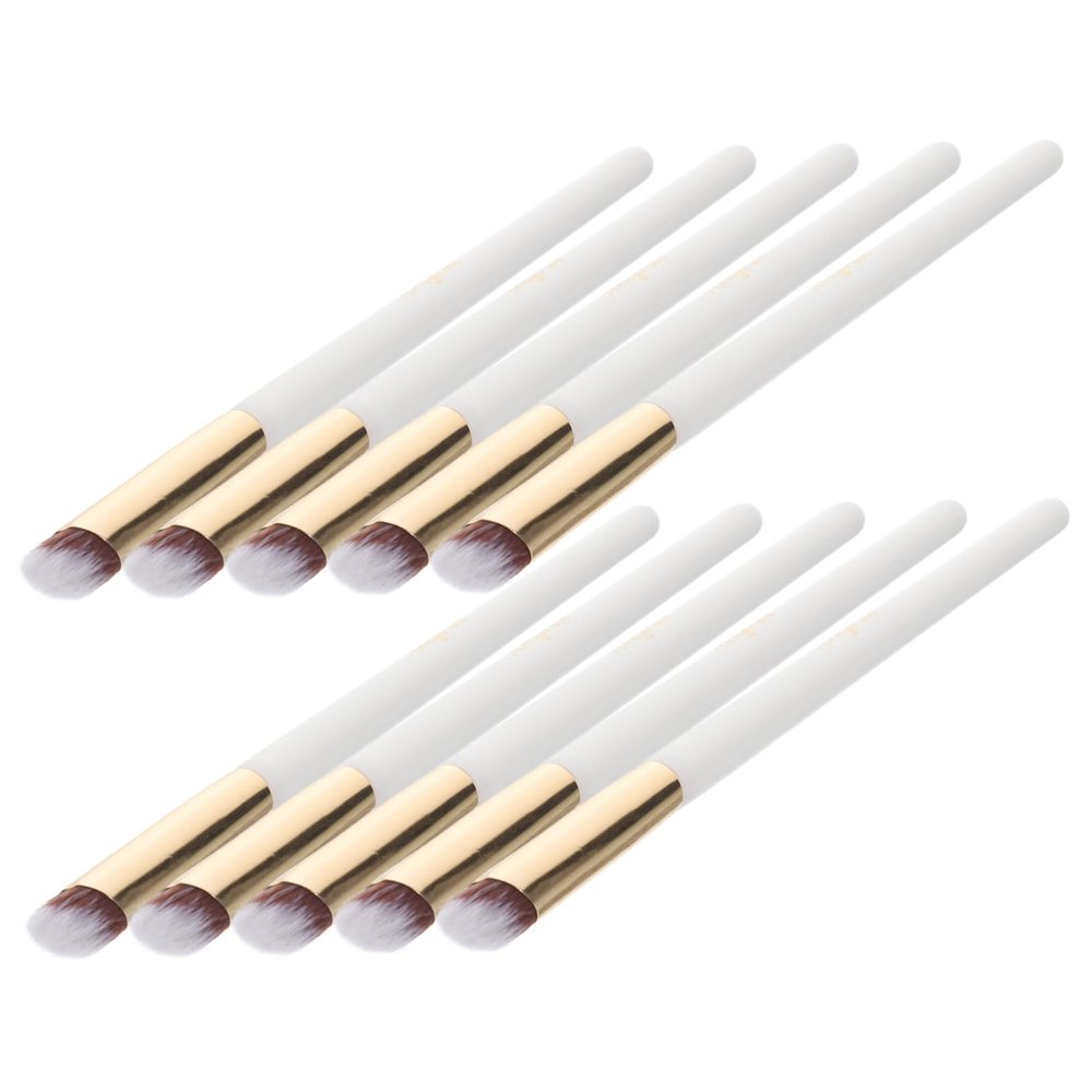 SOESFOUFU 10pcs Concealer Brushes for Women Angled Makeup Brush Eye Powder Eye Shadow Foundation Makeup for Face