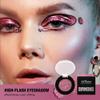 Afflano Single Pink Glitter Eyeshadow Palette, Sparkle Champagne Pink Rose Glitter Eyes Look, Highly Pigmented, Long Lasting Diamond Metallic Eye Shadow Pallet for Girl Women Concerts Day Night Makeup view 2