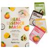 FARMSTAY Real Essence Facial Sheet 12Pack Korean Skincare Mask Combo,Hypoallergenic,Moisturizing,Nourishing,Vitalizing, Refreshing0.78 fl.oz.*12 ea (Coconut,Avocado,Peach,Mango) view 1