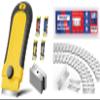 DIYSELF 2Pack Yellow Razor Blade Scraper with 15 Extra Blades and 100 Single Edge Razor Blades view 1