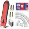 DIYSELF 2Pack Red Razor Blade Scraper with 15 Extra Blades and 100 Single Edge Razor Blades view 1