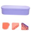 Ciieeo Makeup Brush Cleaner Box Portable Makeup Tool Cleaning Holder for Home Use Compact Design for Cleaning of Eye Shadow Blusher Brushes Lightweight Decorative Storage view 3