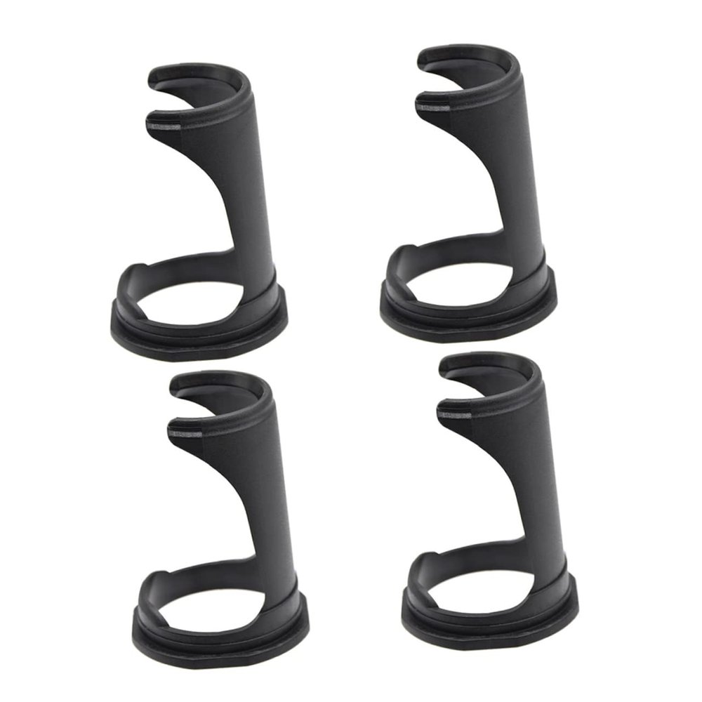 FRCOLOR 4pcs Shaving Brush Holder Stand Hair Salon Tool for Men Black Material for Fast Drying and Storage of Shaving Brushes