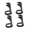 FRCOLOR 4pcs Shaving Brush Holder Stand Hair Salon Tool for Men Black Material for Fast Drying and Storage of Shaving Brushes view 1