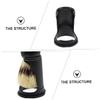 FRCOLOR 4pcs Shaving Brush Holder Stand Hair Salon Tool for Men Black Material for Fast Drying and Storage of Shaving Brushes view 2