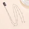 2Pcs Long Hair Chain Jewelry Braided Hair Chain Star Moon Hair Jewelry Hair Chain Tassel Hair Charms Accessories Decorative Hair Clip Chain for Women Festival, Silver view 3