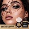 Afflano Bronze Glitter Eyeshadow Highly Pigmented, Intense Color Bling Nude Brown Eyeshadow Palette Single, Long Lasting, Blendable, Neutral Metallic Sparkle Glitter Eyes Look Daily Wear, 4H view 2