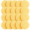 20 PCS Turmeric Cleansing Pads Reusable Facial Sponges Soft Absorbent Tumeric Pads Multipurpose Turmeric Face Pads for Home Daily Facial Cleansing Makeup Remover view 1