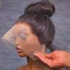 oulaer 360 Transparent Lace Front Wig Human Hair Bone Straight Brazilian Remy Human Hair Wig Pre Plucked Brazilian Virgin Hair 180% Density 360 Lace Straight Glueless Wig 20Inch view 1