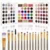 UCANBE Eyeshadow Palette with 15 Brushes Makeup Sets, Pigmented Eye Makeup Pallet Holiday Gift Set, Matte Smokey Rosy Neutral Glitter Eye Shadow Powder & Contour Highlight Blush All-in-One Make Up Kit view 1