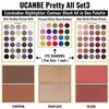 UCANBE Eyeshadow Palette with 15 Brushes Makeup Sets, Pigmented Eye Makeup Pallet Holiday Gift Set, Matte Smokey Rosy Neutral Glitter Eye Shadow Powder & Contour Highlight Blush All-in-One Make Up Kit view 2