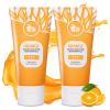 2Pcs Orange Exfoliating Gel Scrub for Face and Body Skin, Deep Cleansing Moisturizing Skin Exfoliator, Natural Orange Exfoliating Gel, Peeling Exfoliator view 1