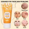 2Pcs Orange Exfoliating Gel Scrub for Face and Body Skin, Deep Cleansing Moisturizing Skin Exfoliator, Natural Orange Exfoliating Gel, Peeling Exfoliator view 2