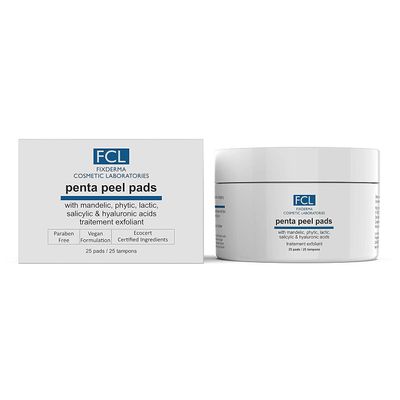 NinthAvenue Basics PUB peel pads| Exfoliant | Removes dead cells | Reduces fine lines & wrinkles | Gentle & safe peeling pads| Improves skin texture | Shrinks open pores | Paraben Free | 25 pads