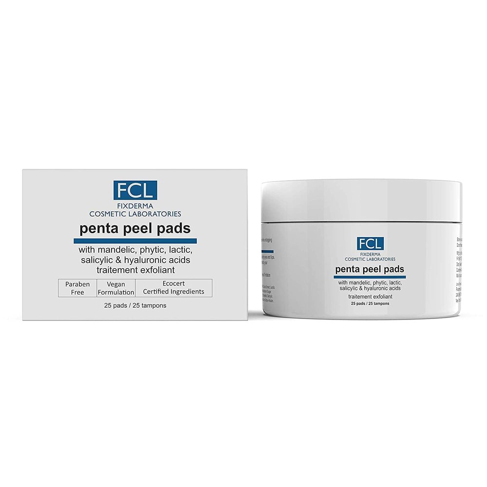 NinthAvenue Basics PUB peel pads| Exfoliant | Removes dead cells | Reduces fine lines & wrinkles | Gentle & safe peeling pads| Improves skin texture | Shrinks open pores | Paraben Free | 25 pads