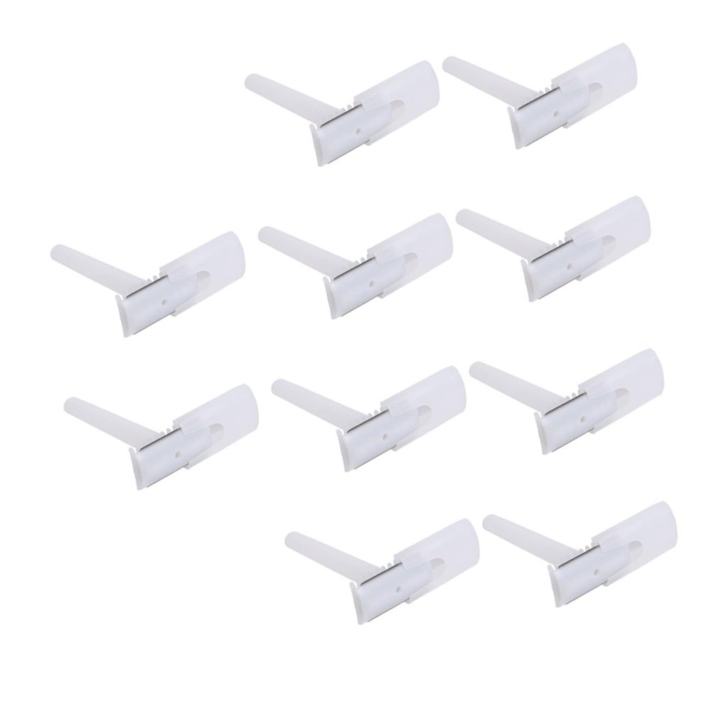 Beaupretty 25pcs Double-edge Razors for Body and Leg Hair Removal Ergonomic Design for Men and Women Compact Travel Accessories Reduces Skin Irritation White Color
