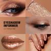 Afflano Shimmery Nude Brown Eyeshadow Highly Pigmented, Sparkle Intense Color Brown Glitter Eyeshadow Palette Single, Long Lasting, Blendable, Daily Wear, Neutral Metallic Glitter Eyes Look, 5H view 3