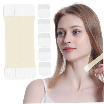 KUYYFDS Neck Tape Lifting Invisible 4Pcs Neck Lift Tape with 20 Replacement Pads Anti-Wrinkle Neck Lifting Tape Strong Adhesion Neck Tape Bands for Neck Firming Lifting
