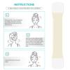 KUYYFDS Neck Tape Lifting Invisible 4Pcs Neck Lift Tape with 20 Replacement Pads Anti-Wrinkle Neck Lifting Tape Strong Adhesion Neck Tape Bands for Neck Firming Lifting view 4