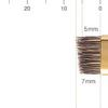 BISYODO Short Series Eyebrow Brush - Angled Type, Brown view 4