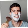 Beaupretty 1pc Men's Beard Brush Handle Nylon Bristles for Beard Types for Grooming Shaving Care for Father's Day Day view 3