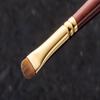 BISYODO Short Series Shadow Liner Brush - Round Flat Type, Brown view 3
