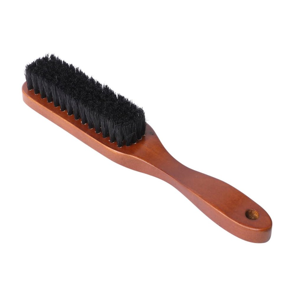 Beaupretty 1pc Portable Wooden Handle Beard Brush Boar Bristles for Men s Beard and Sideburns Grooming Travel Accessory for Styling and Maintenance
