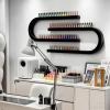 FUYAO Wall Mounted Shelf Nail Polish Bottle Display Rack, U-Shaped Essential Oil Perfume Storage Rack, Multifunctional Hanging Salon/Beauty/Nail Shop Organizer Perfume Holder view 4