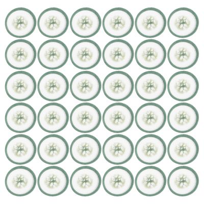 minkissy 100pcs Cucumber Eye Mask Breathable Non-woven Eye Pads for Moisturizing for Dark Circles Puffiness Portable Skin Care