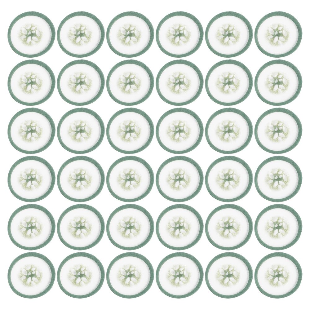 minkissy 100pcs Cucumber Eye Mask Breathable Non-woven Eye Pads for Moisturizing for Dark Circles Puffiness Portable Skin Care