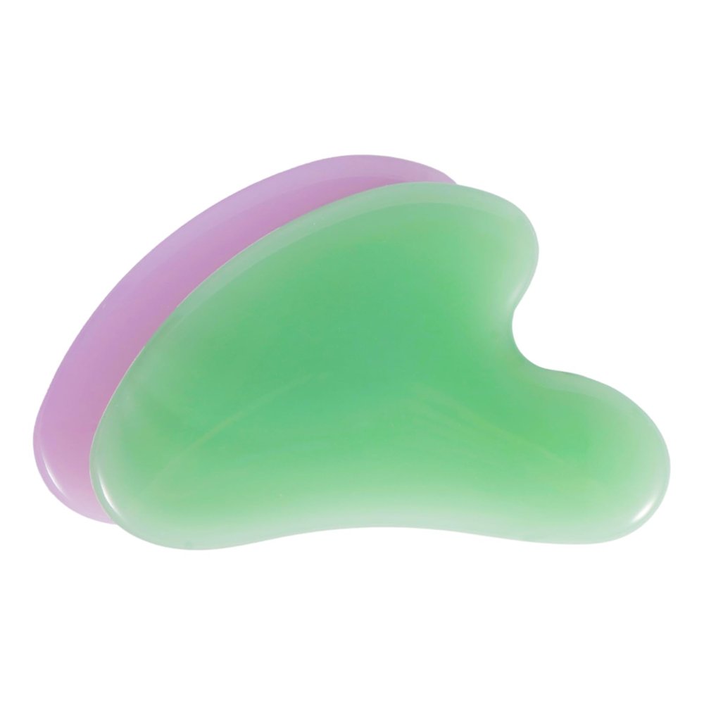 2pcs face gua sha Board Set, gua sha Jade Manual Massage Stick for face and Body, for Sculpting jaw line and eliminating Puffiness Relieving Tension Redness Daily Skincare, Men Women self Care Gifts