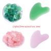 2pcs face gua sha Board Set, gua sha Jade Manual Massage Stick for face and Body, for Sculpting jaw line and eliminating Puffiness Relieving Tension Redness Daily Skincare, Men Women self Care Gifts view 3