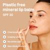 ATTITUDE Oceanly Tinted Lip Balm with SPF 30, EWG Verified, Plastic-Free, Broad Spectrum UVA/UVB Protection with Zinc Oxide, Vegan, Unscented, Peachy Shell, 0.3 Ounce view 2