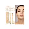 2 In 1 Foundation & Anti-Wrinkle Concealer, Liquid Concealer Stick with Built-in Brush, Long Lasting Waterproof Concealer, Double Head Concealer view 2