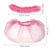 300 Pcs Disposable Shower Caps for Salons, Elastic Bowl Covers for Home, Hotel, Multi-use Liners, Pink view 2