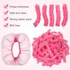 300 Pcs Disposable Shower Caps for Salons, Elastic Bowl Covers for Home, Hotel, Multi-use Liners, Pink view 3