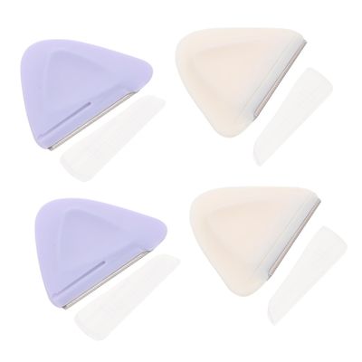 MAGICLULU 4pcs Eyebrow Kit Compact Facial Hair Remover for Women Includes Protective Blades for Safe Trimming for Eyebrow Shaping and Fine Hair Removal Travel-Friendly Design